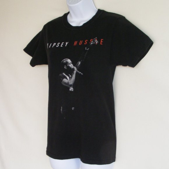 NIPSEY HUSSLE Tshirt, XS, Black, On Stage, Performing, Short sleeves - Picture 4 of 10